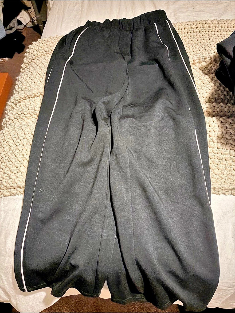 Aerie Offline Black Track Pants Wideleg size XS